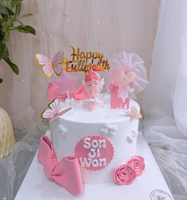 Bánh Kem Trang Trí Phụ Kiện Bé Gái 