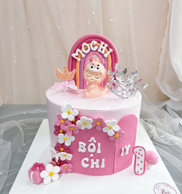 Bánh Kem Trang Trí Phụ Kiện Bé Gái 