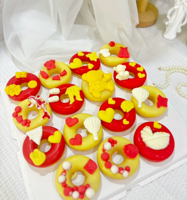 Set cupcakes-donuts-bánh đậu xanh trái cây 450.000-750.000