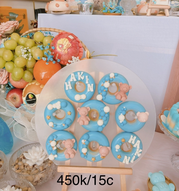 Set cupcakes-donuts-bánh đậu xanh trái cây 450.000-750.000