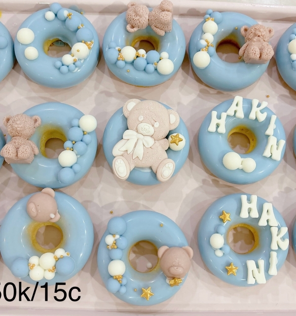 Set cupcakes-donuts-bánh đậu xanh trái cây 450.000-750.000