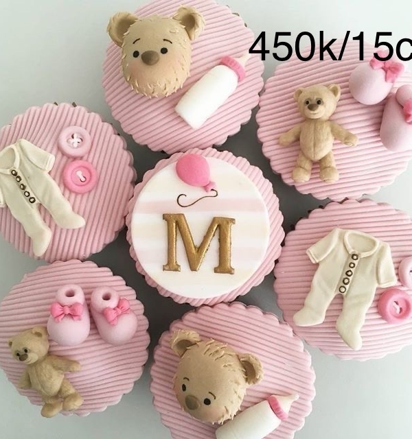 Set cupcakes-donuts-bánh đậu xanh trái cây 450.000-750.000