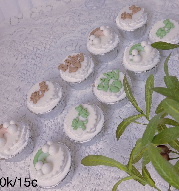 Set cupcakes-donuts-bánh đậu xanh trái cây 450.000-750.000