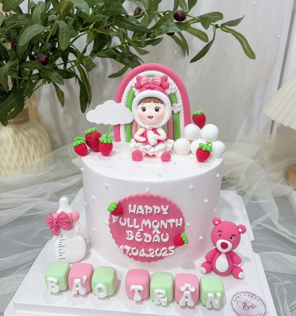 Bánh Kem Tạo Hình Bé Gái
