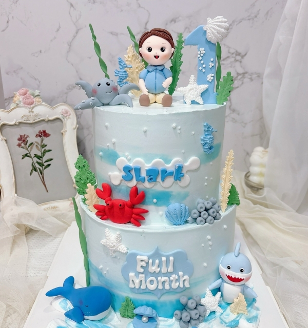 Bánh Kem Tạo Hình Bé Trai