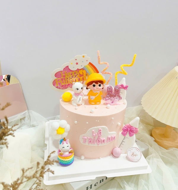 Bánh Kem Trang Trí Phụ Kiện Bé Gái 