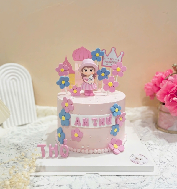 Bánh Kem Trang Trí Phụ Kiện Bé Gái 