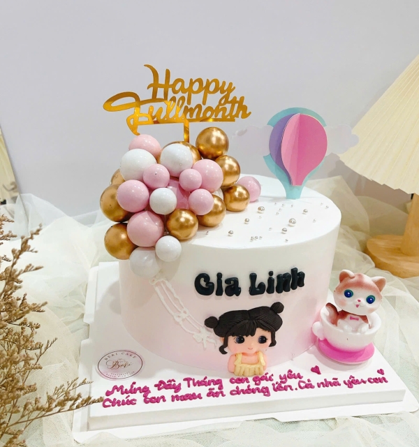 Bánh Kem Trang Trí Phụ Kiện Bé Gái 