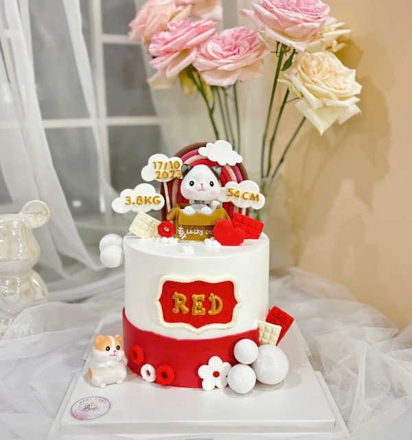 Bánh Kem Trang Trí Phụ Kiện Bé Gái 