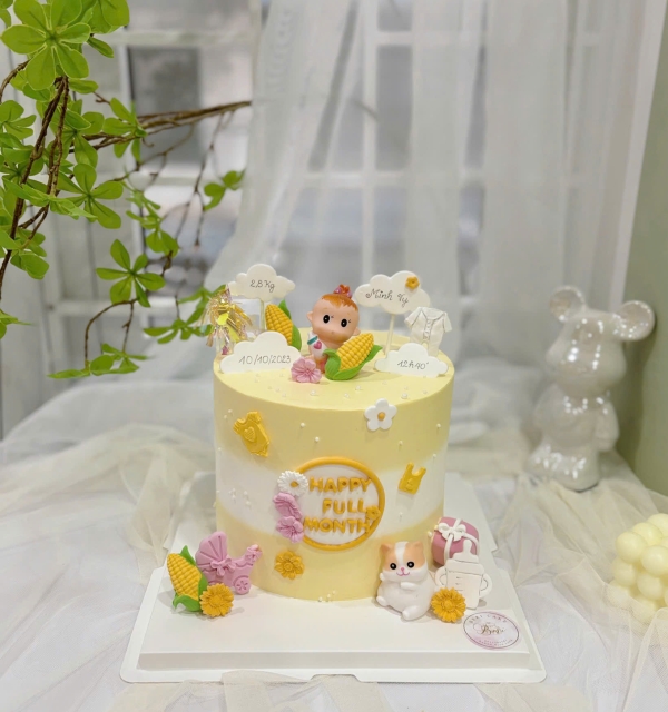 Bánh Kem Trang Trí Phụ Kiện Bé Gái 