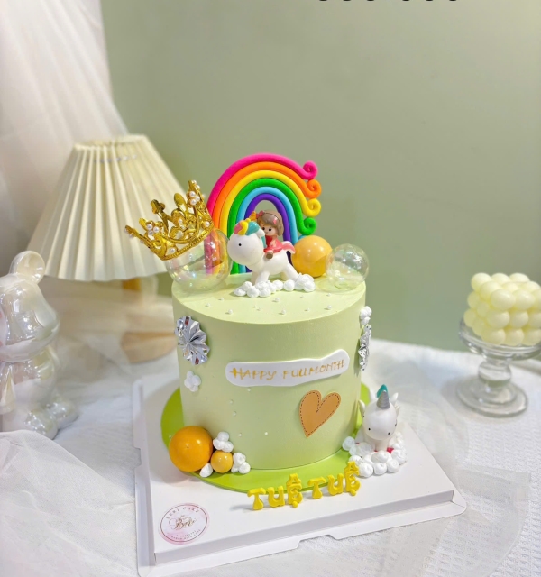 Bánh Kem Trang Trí Phụ Kiện Bé Gái 