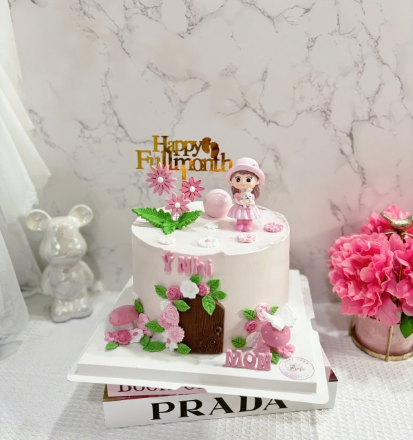 Bánh Kem Trang Trí Phụ Kiện Bé Gái 