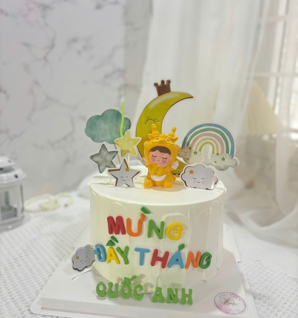 Bánh Kem Trang Trí Phụ Kiện Bé Gái 