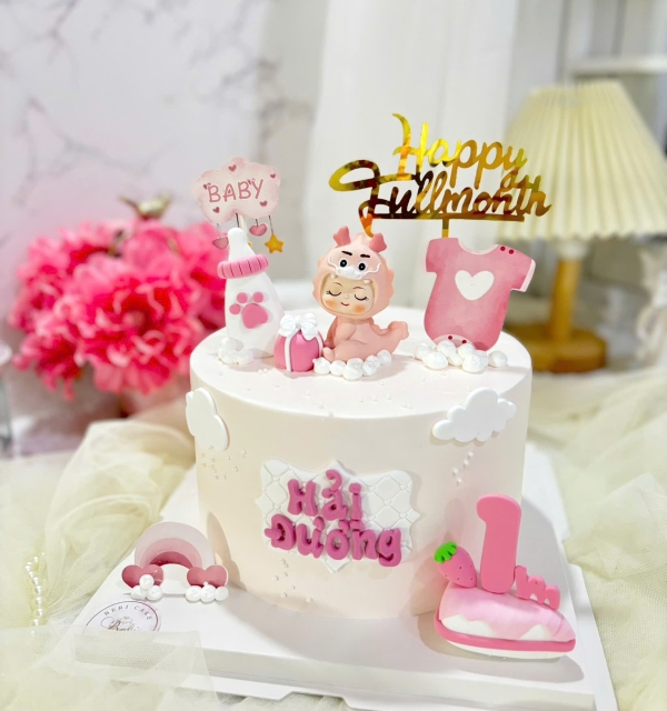 Bánh Kem Trang Trí Phụ Kiện Bé Gái 
