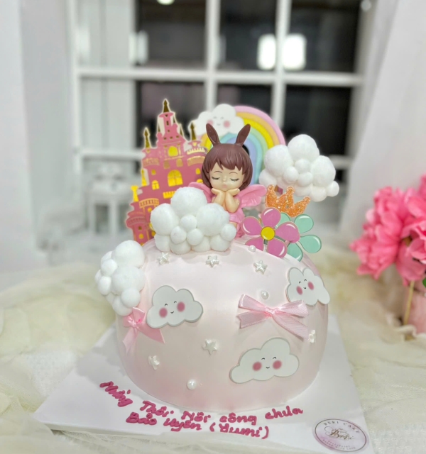 Bánh Kem Trang Trí Phụ Kiện Bé Gái 