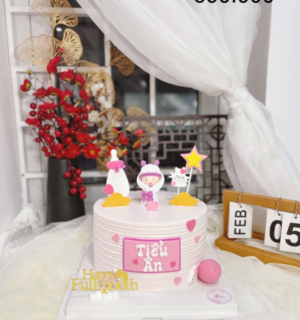 Bánh Kem Trang Trí Phụ Kiện Bé Gái 