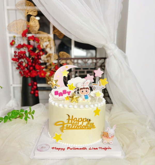 Bánh Kem Trang Trí Phụ Kiện Bé Gái 