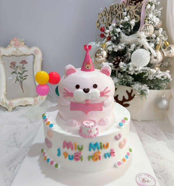 Bánh Kem Trang Trí Phụ Kiện Bé Gái 