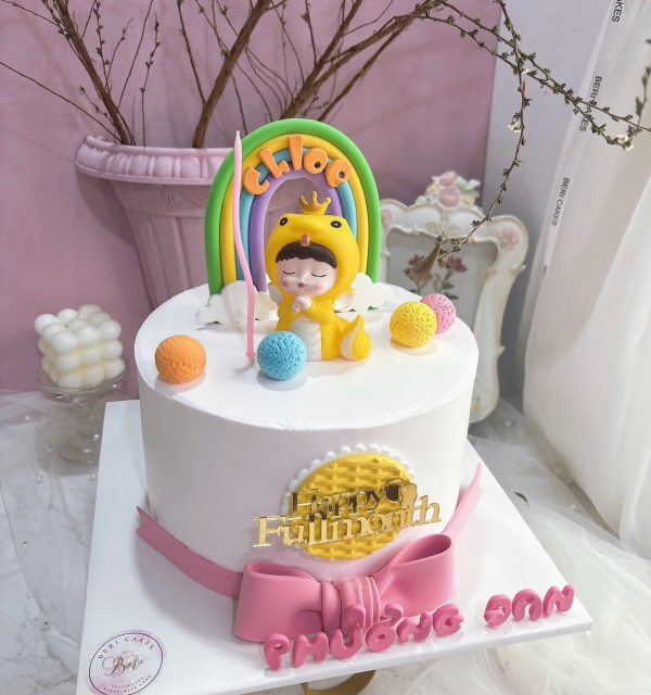 Bánh Kem Trang Trí Phụ Kiện Bé Gái 