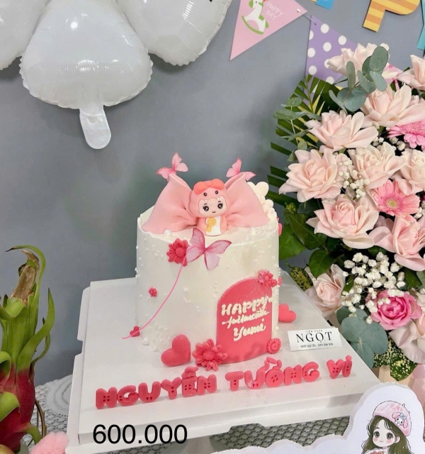 Bánh Kem Trang Trí Phụ Kiện Bé Gái 