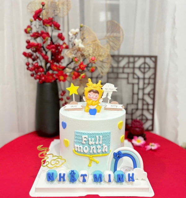 Bánh Kem Trang Trí Phụ Kiện Bé Trai