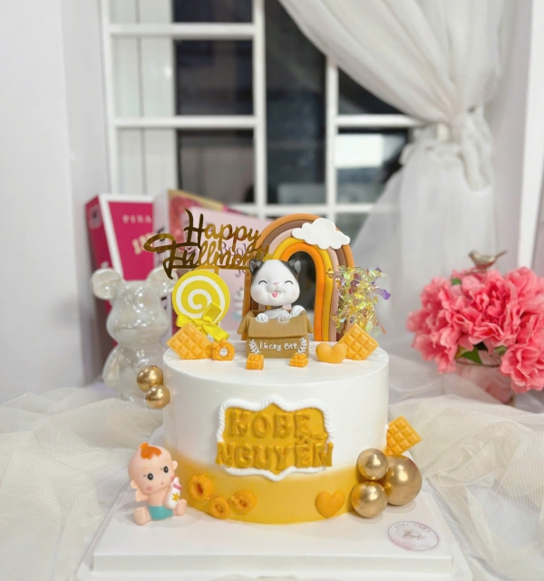 Bánh Kem Trang Trí Phụ Kiện Bé Trai