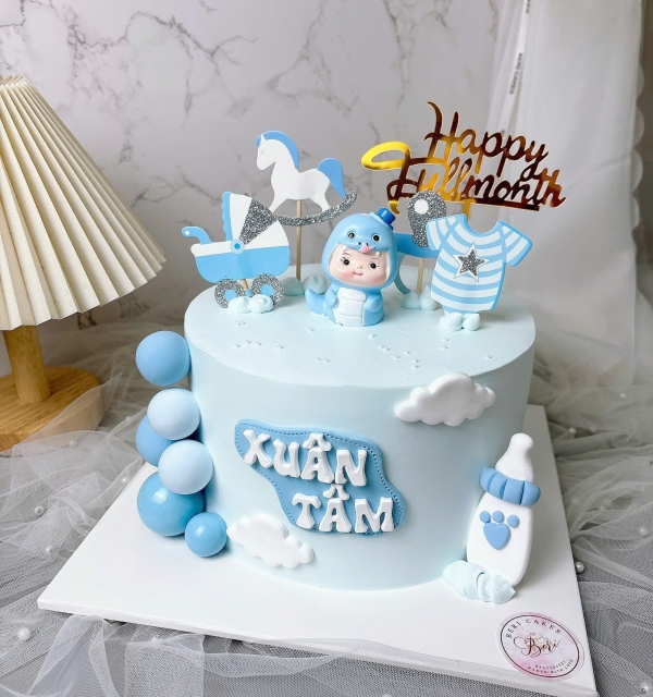 Bánh Kem Trang Trí Phụ Kiện Bé Trai