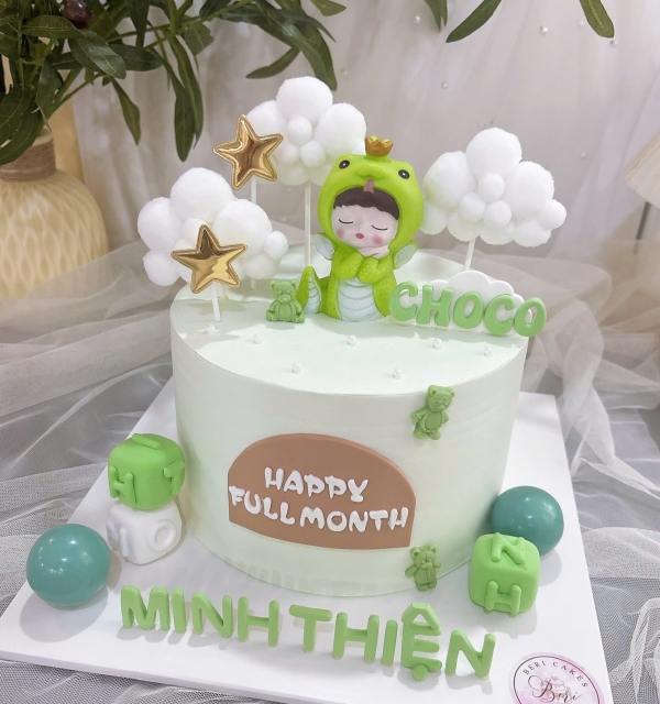 Bánh Kem Trang Trí Phụ Kiện Bé Trai
