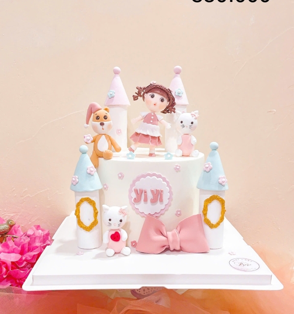 Bánh Kem Tạo Hình Bé Gái