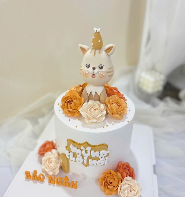 Bánh Kem Tạo Hình Bé Gái