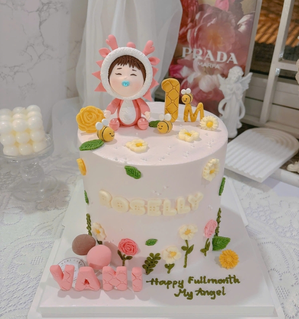 Bánh Kem Tạo Hình Bé Gái