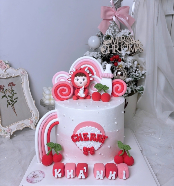 Bánh Kem Tạo Hình Bé Gái
