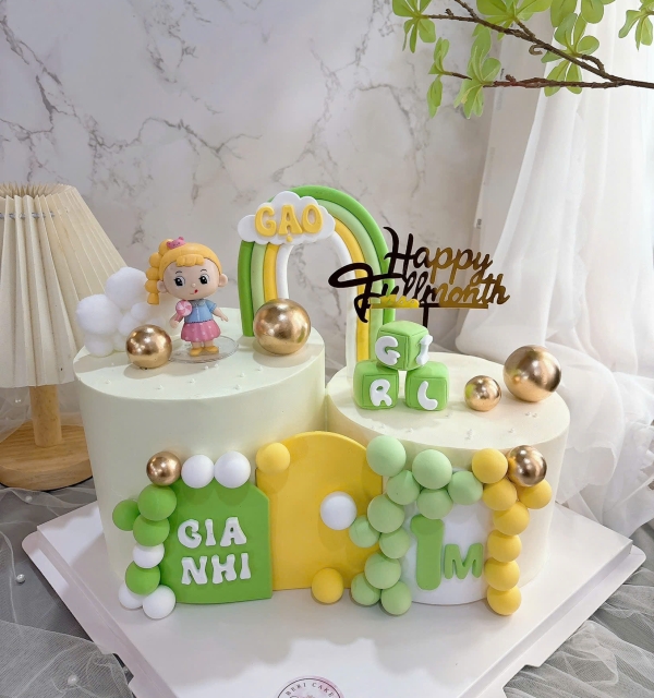 Bánh Kem Tạo Hình Bé Gái