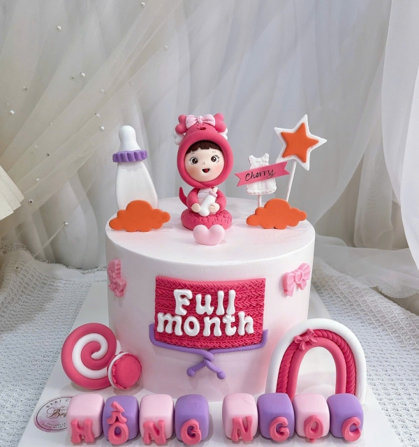 Bánh Kem Tạo Hình Bé Gái