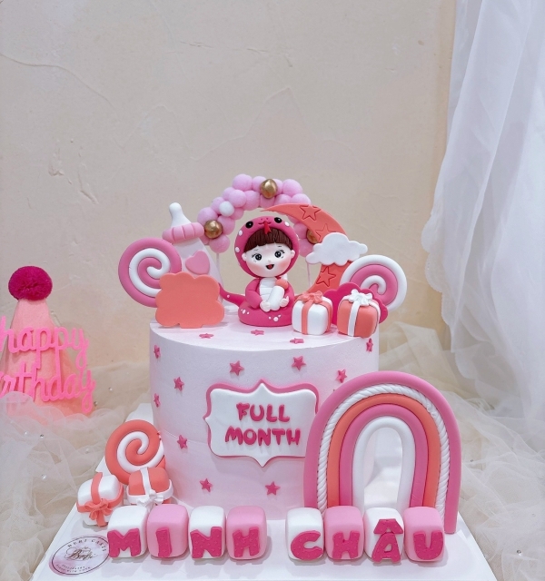 Bánh Kem Tạo Hình Bé Gái