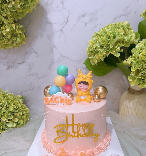 Bánh Kem Tạo Hình Bé Gái