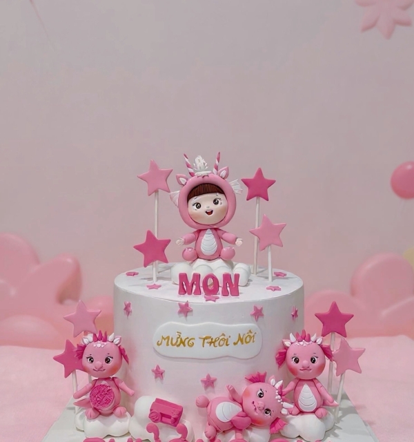 Bánh Kem Tạo Hình Bé Gái