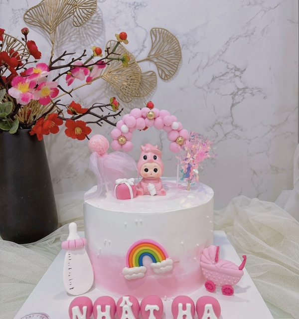 Bánh Kem Tạo Hình Bé Gái