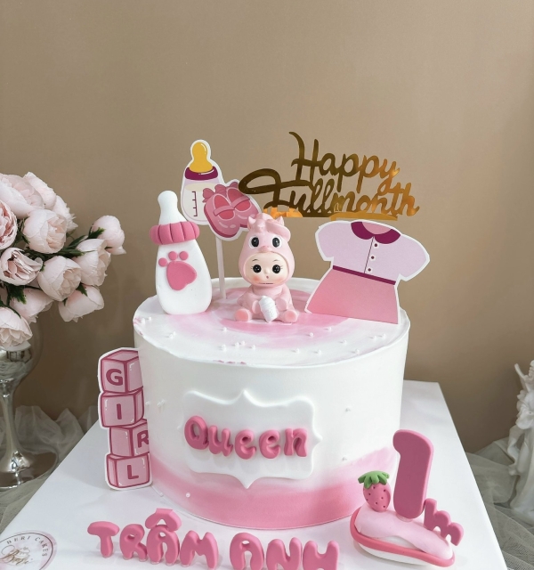 Bánh Kem Tạo Hình Bé Gái