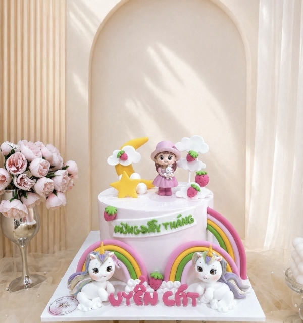 Bánh Kem Tạo Hình Bé Gái
