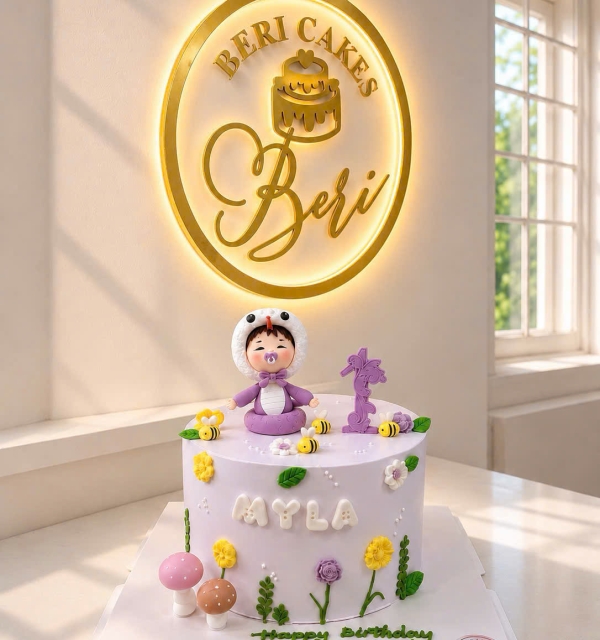 Bánh Kem Tạo Hình Bé Gái