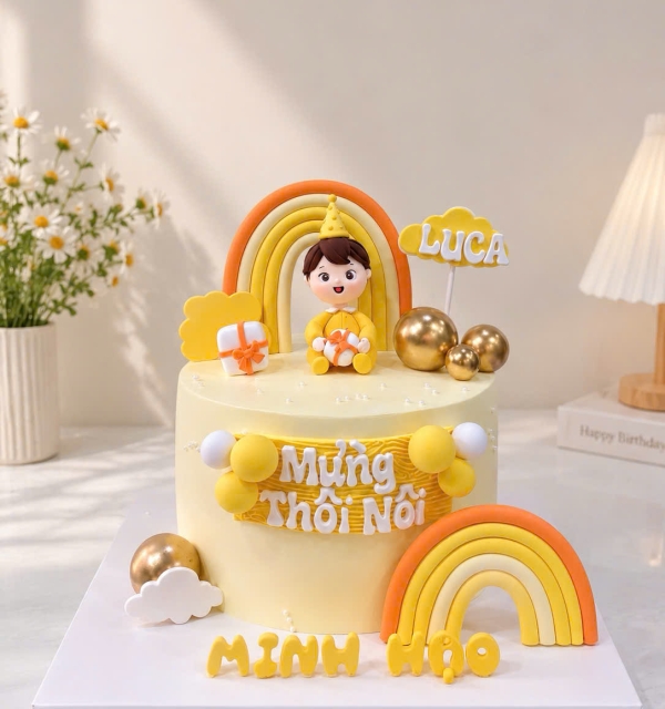 Bánh Kem Tạo Hình Bé Trai