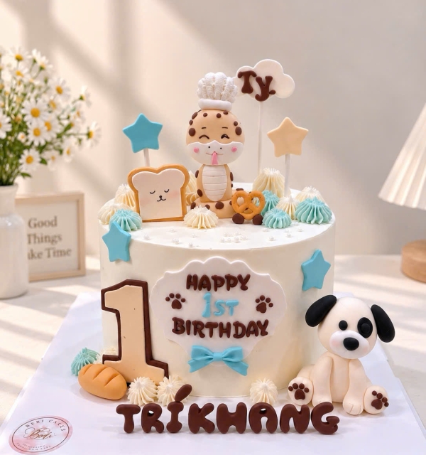 Bánh Kem Tạo Hình Bé Trai