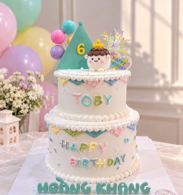 Bánh Kem Tạo Hình Bé Trai