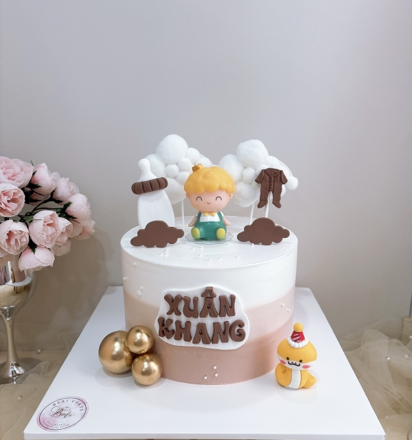 Bánh Kem Trang Trí Phụ Kiện Bé Trai