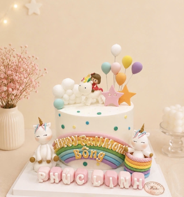Bánh Kem Tạo Hình Bé Gái