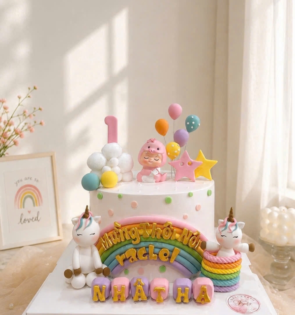 Bánh Kem Tạo Hình Bé Gái
