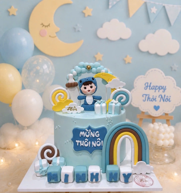 Bánh Kem Tạo Hình Bé Trai