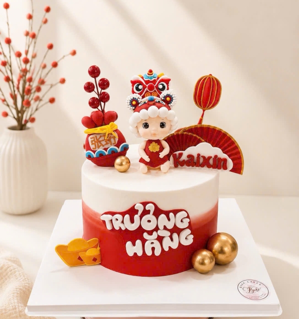 Bánh Kem Tạo Hình Bé Gái
